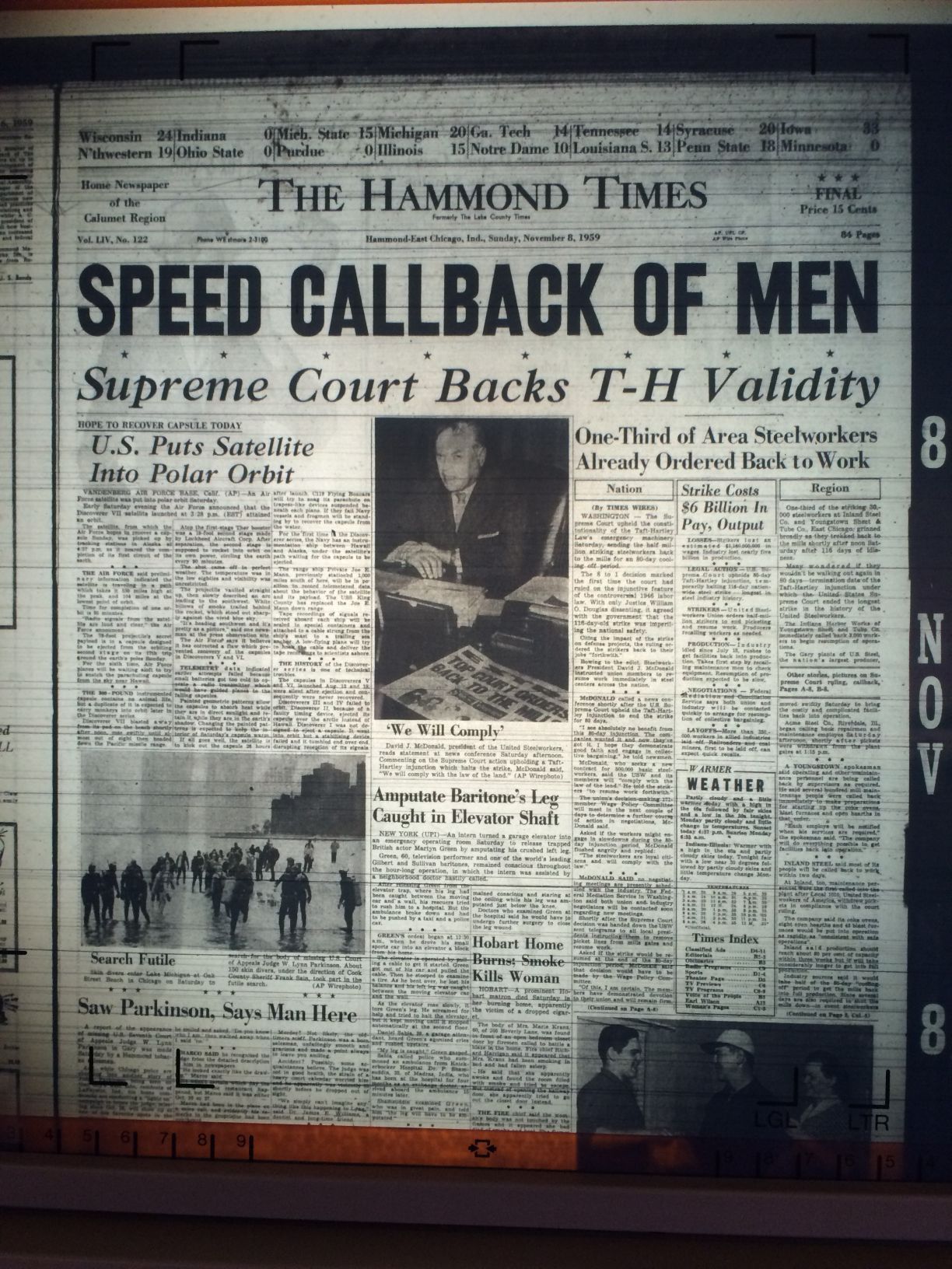 1959 steel strike
